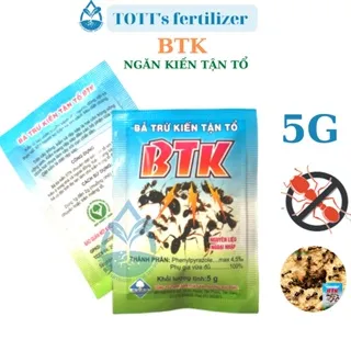 Bả trừ kiến tận gốc BTK gói 5G sạch kiến không còn con nào TOTT's fertilizer