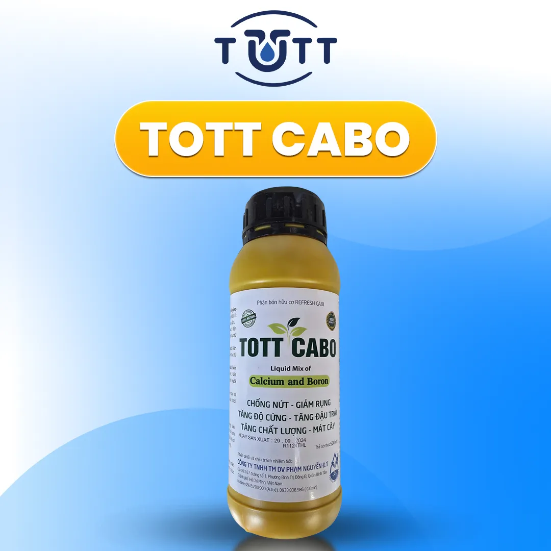 Canxi Bo Hữu Cơ TOTT CABO Chống Nứt Trái Và Tăng Đậu Quả