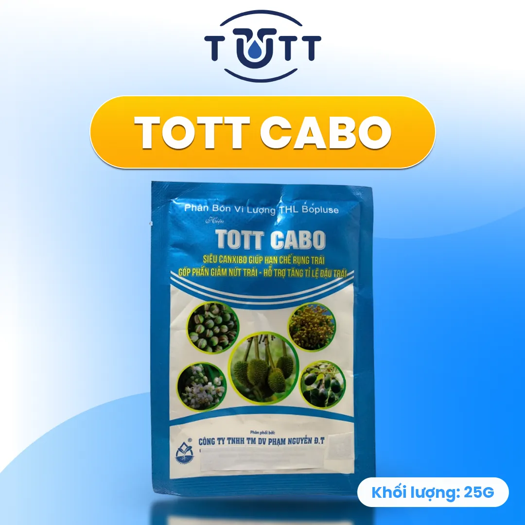 PHÂN BÓN CANXI BO TOTT – SIÊU TĂNG ĐẬU TRÁI & NGỪA NỨT QUẢ (GÓI 25G)