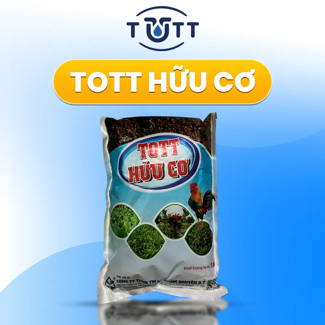 10 gói Phân Gà Hữu Cơ Hàng Nhập Khẩu Dùng Cho Rau, Cây Ăn Trái Và Cây Kiểng Trong Nhà Gói 1kg TOTT's fertilizer