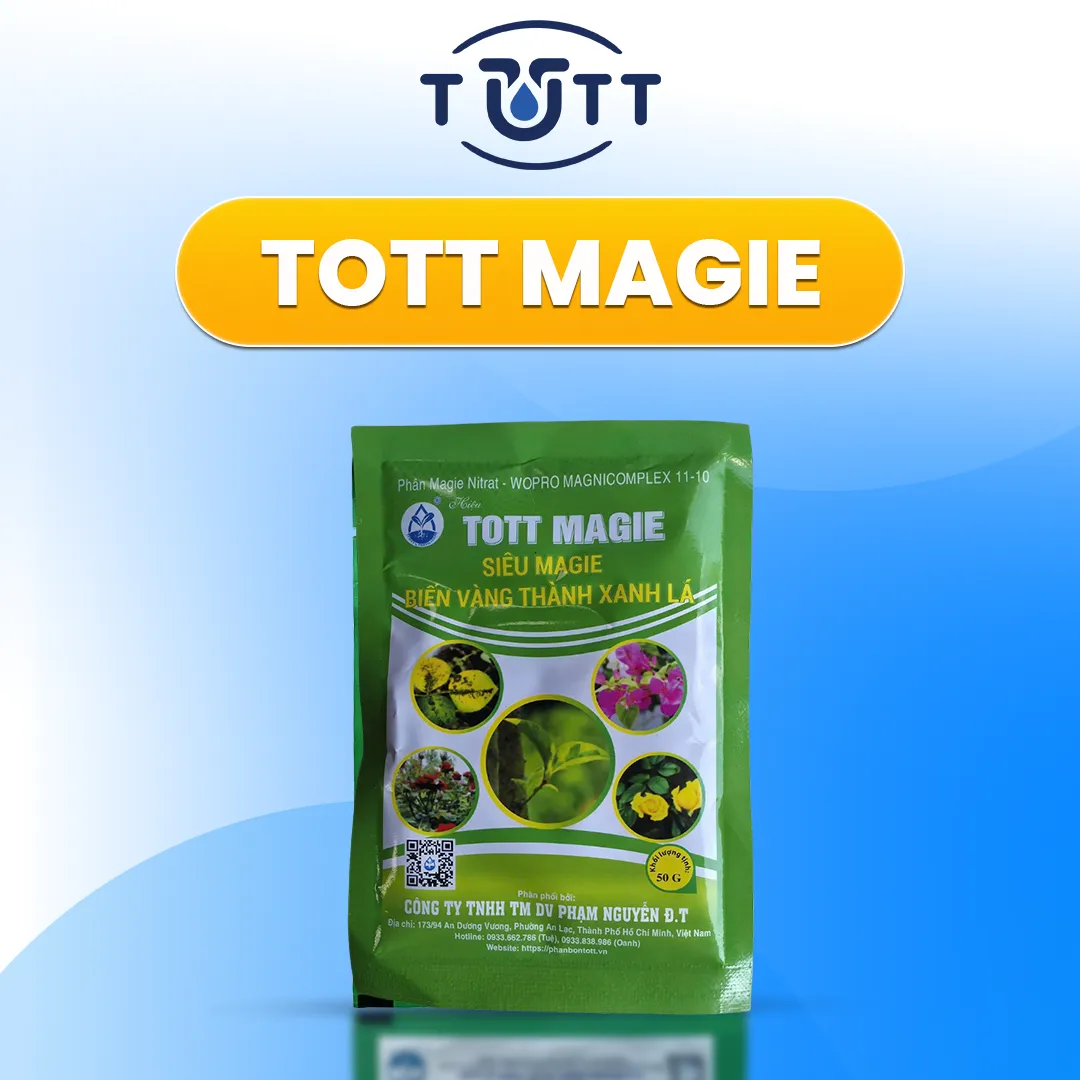 TOTT MAGIE PHÂN BÓN TOTT 50G - GIẢI PHÁP XANH LÁ THẦN TỐC CHO VƯỜN BAN CÔNG