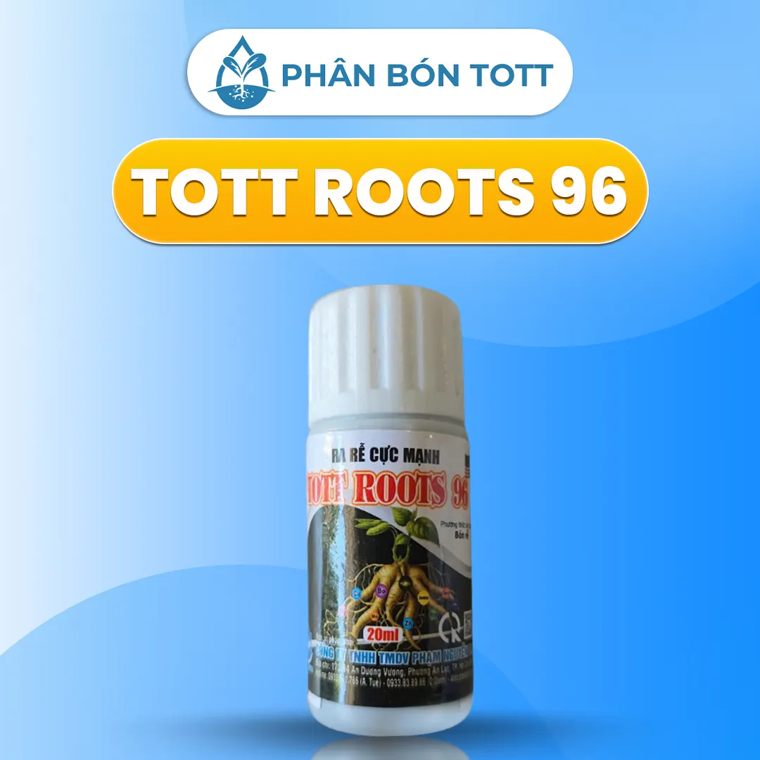 RA RỄ CỰC MẠNH TOTT ROOTS 96 - KÍCH RỄ THẦN TỐC & PHỤC HỒI CÂY SUY (CHAI 20ML)